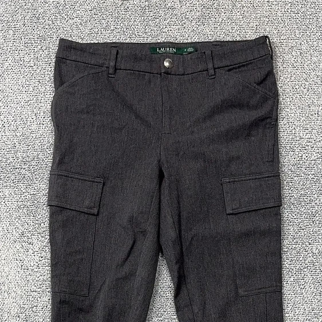 로렌 랄프로렌 카고 그레이 배색 슬랙스 2 상품이미지3