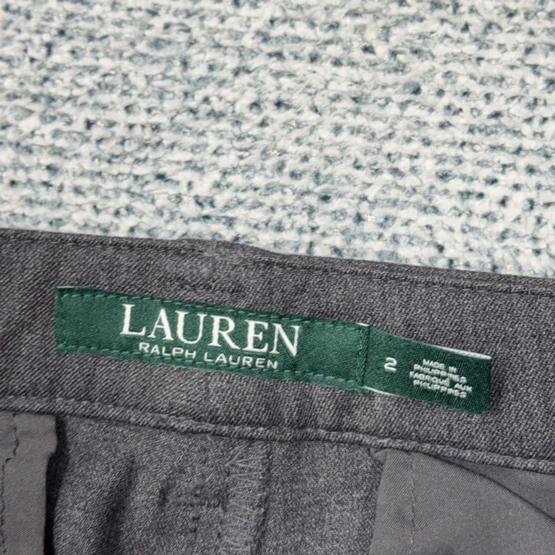 로렌 랄프로렌 카고 그레이 배색 슬랙스 2 상품이미지5