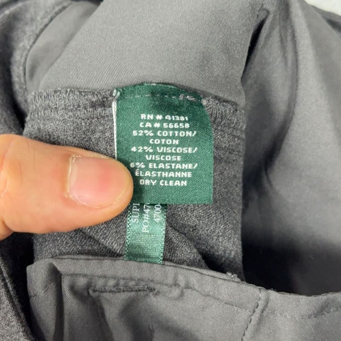 로렌 랄프로렌 카고 그레이 배색 슬랙스 2 상품이미지6