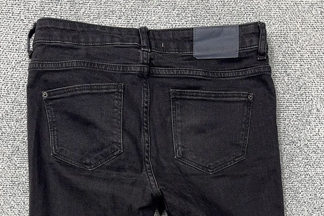 자라 블랙 부츠컷 데님팬츠 24 상품이미지6