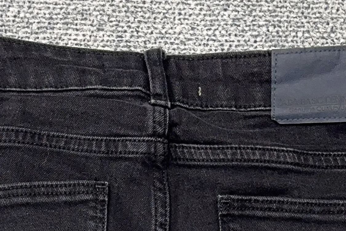 자라 블랙 부츠컷 데님팬츠 24 상품이미지10