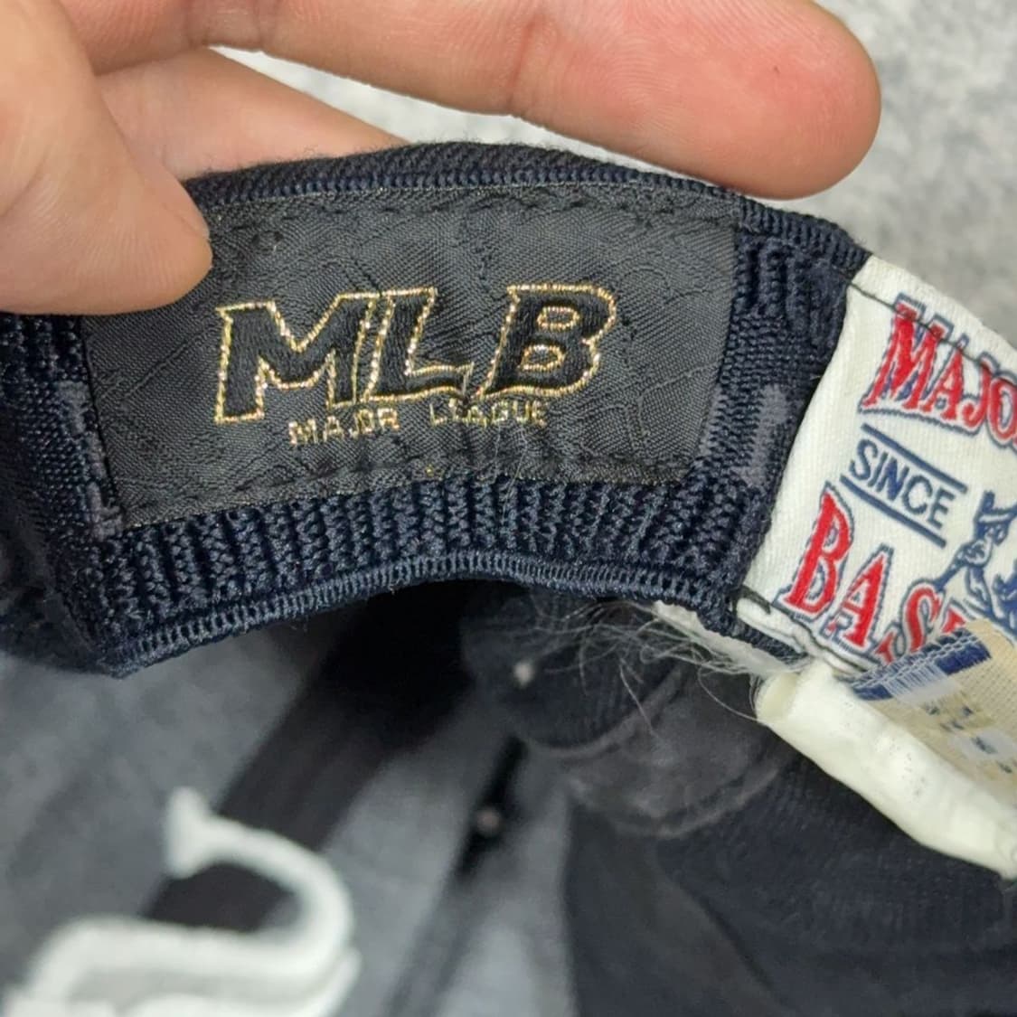 MLB 화이트 삭스 로고 네이비 볼캡 M-XL 상품이미지6