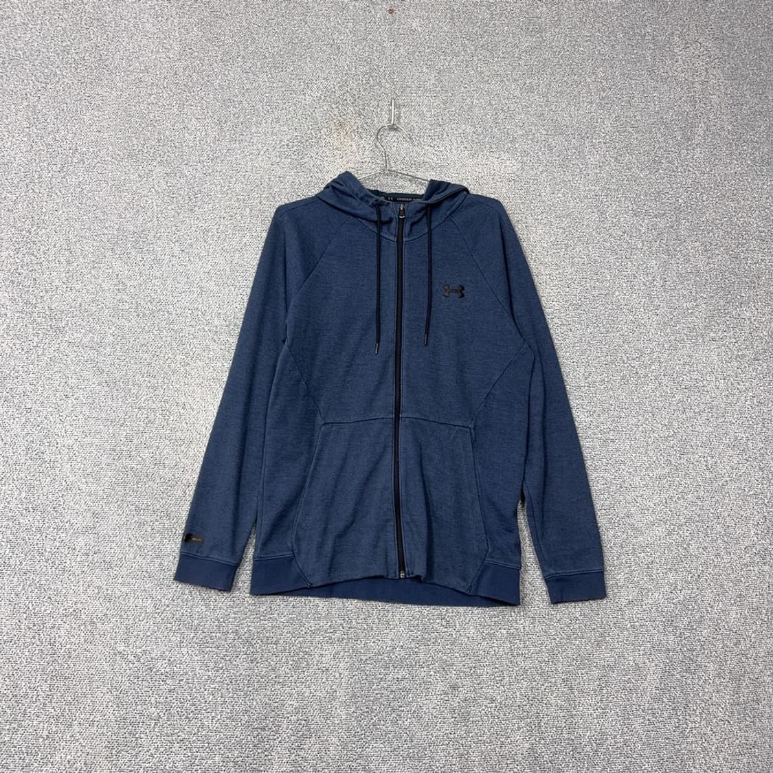언더아머 네이비 로고 후드 집업 XL/TG/EG 상품이미지1