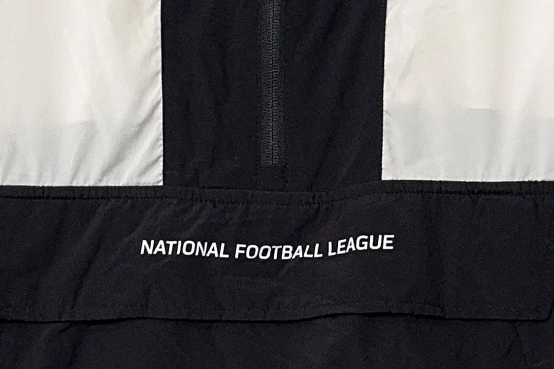 NFL 로고 프린팅 블랙 후드 웜업 100(L) 상품이미지6