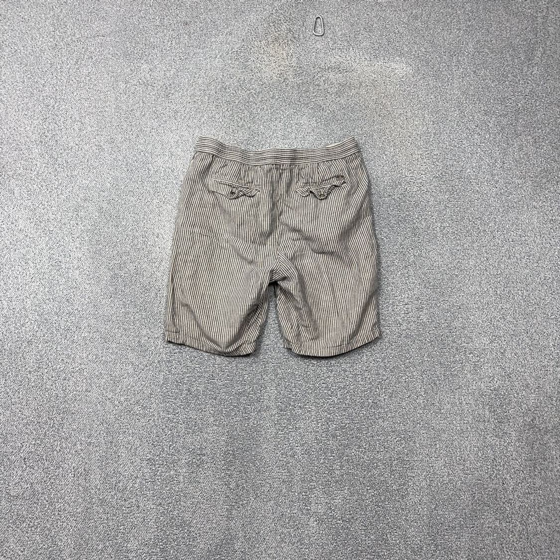 버커루 캐주얼 스트라이프 린넨 반바지 34 상품이미지2