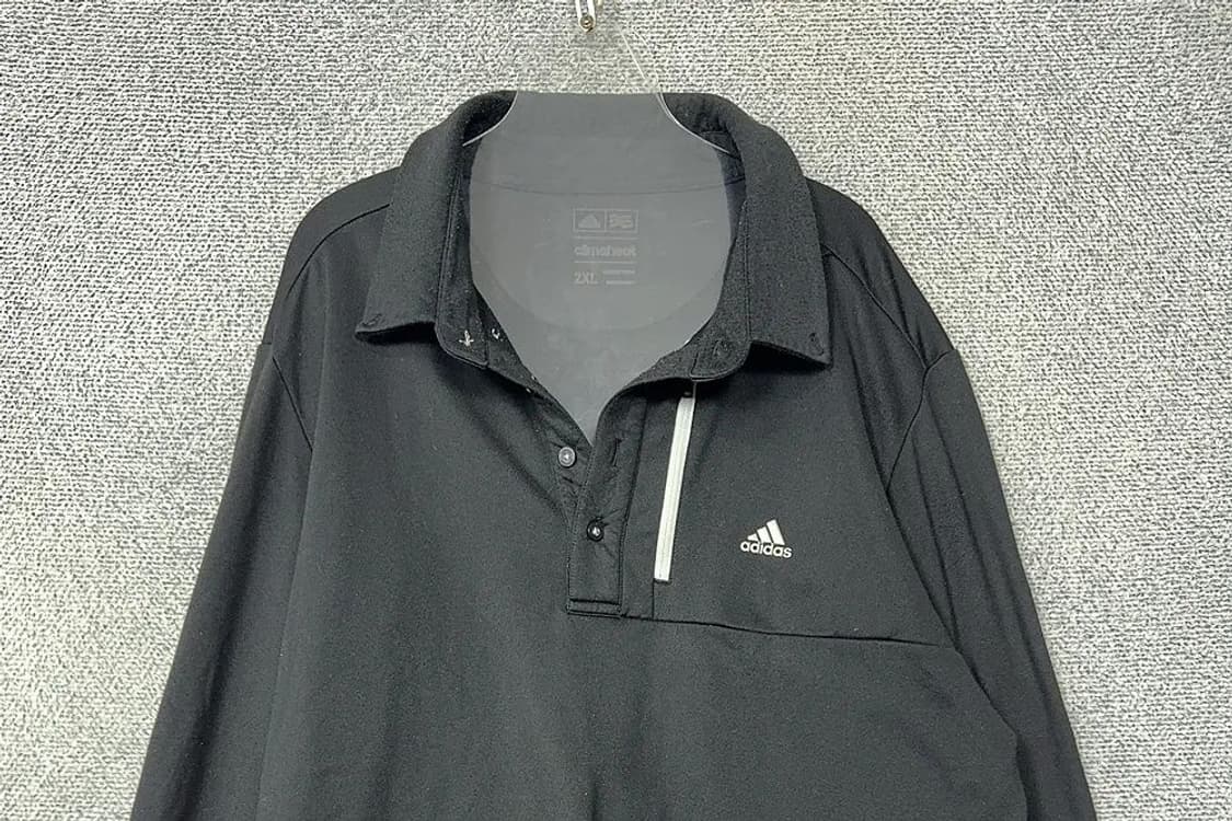 아디다스 그레이 기능성 긴팔 카라티 2XL 상품이미지3