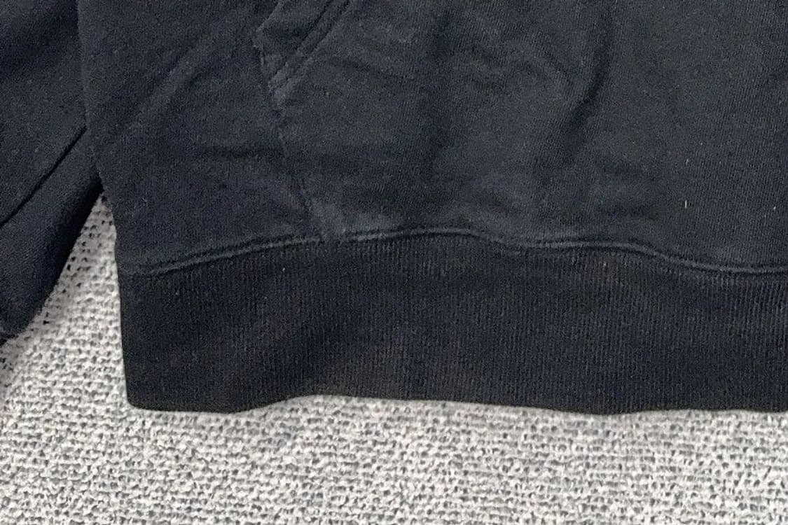 무신사스탠다드 블랙 무지 오버 사이즈 후드티 3XL 상품이미지6