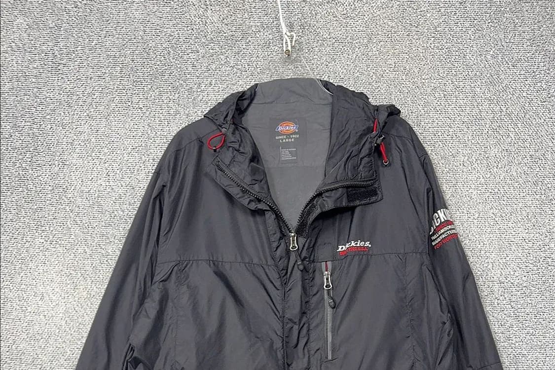 디키즈 블랙 빈티지 바람막이 윈드자켓 LARGE 상품이미지3