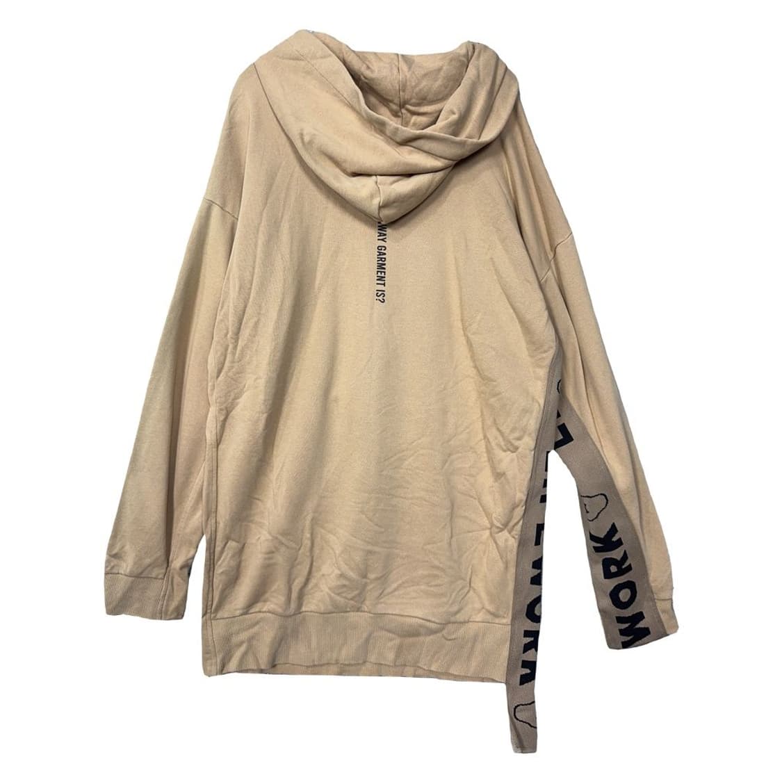 라이프워크 베이지 로고 후드 원피스 FREE 상품이미지2