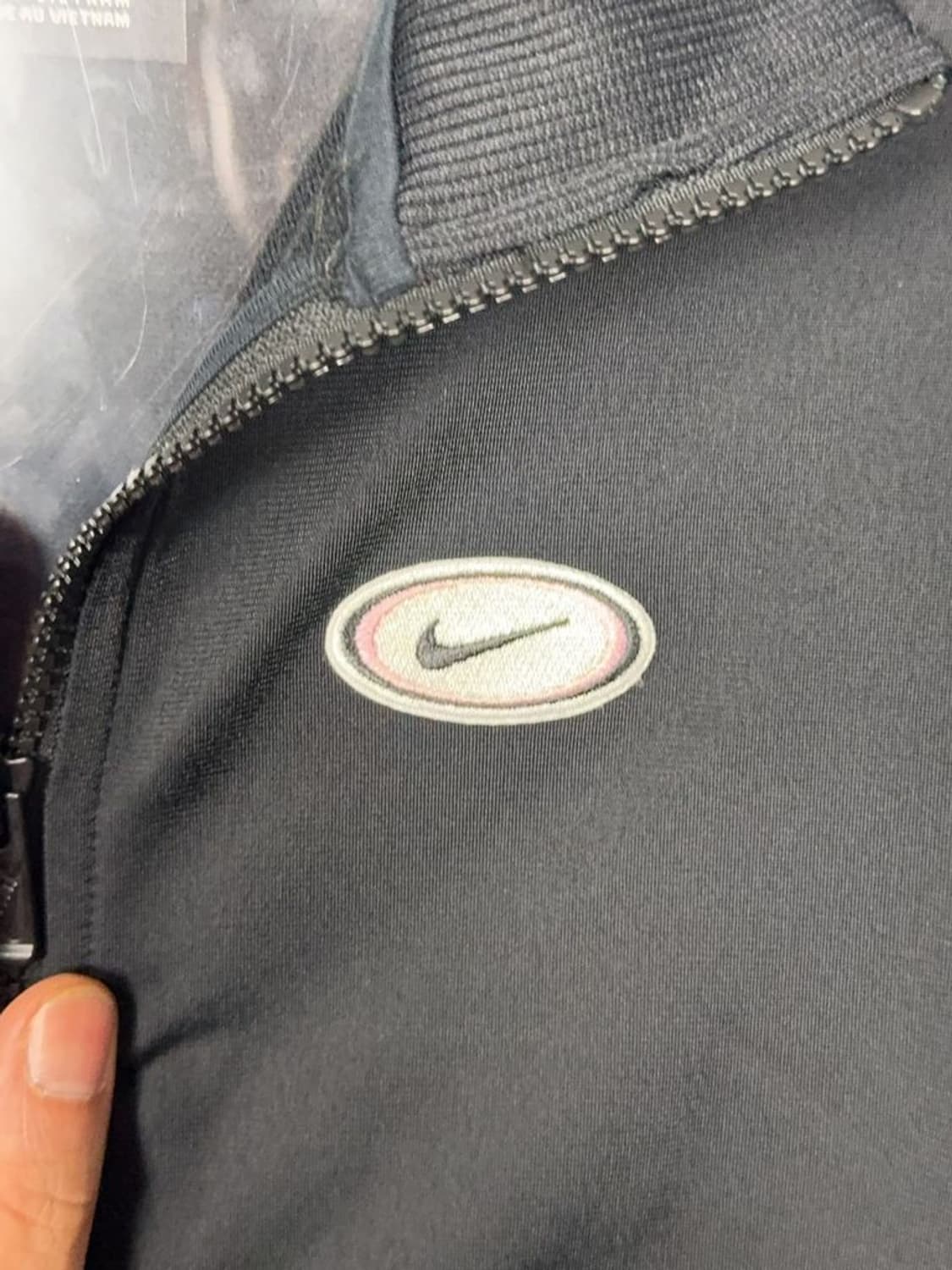 나이키 블랙 빈티지 트랙탑 집업 져지 M 상품이미지8