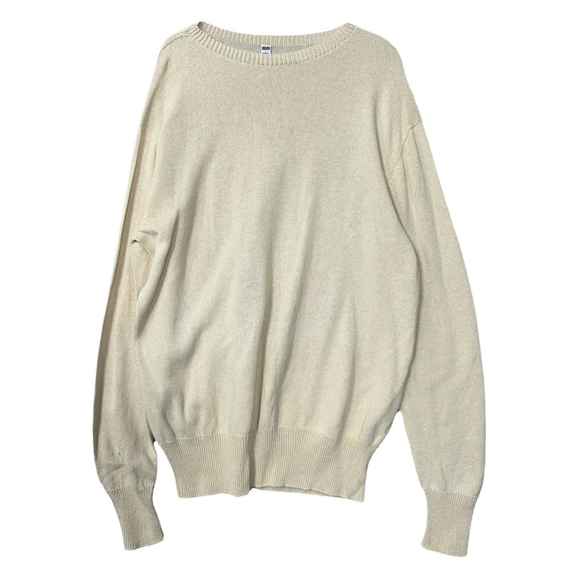 유니클로 크림 베이지 니트 L 상품이미지1