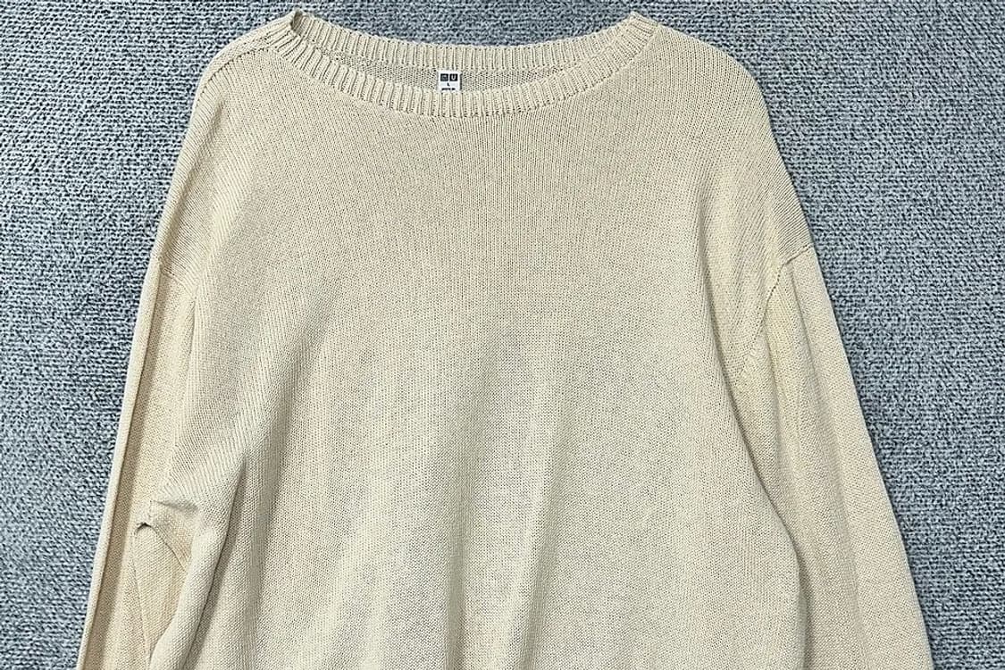 유니클로 크림 베이지 니트 L 상품이미지3