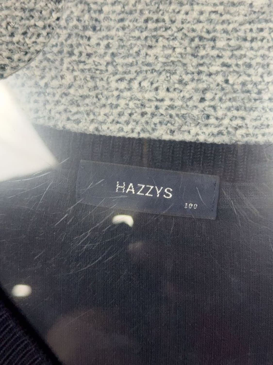 해지스 네이비 오버핏 맨투맨 100 상품이미지8