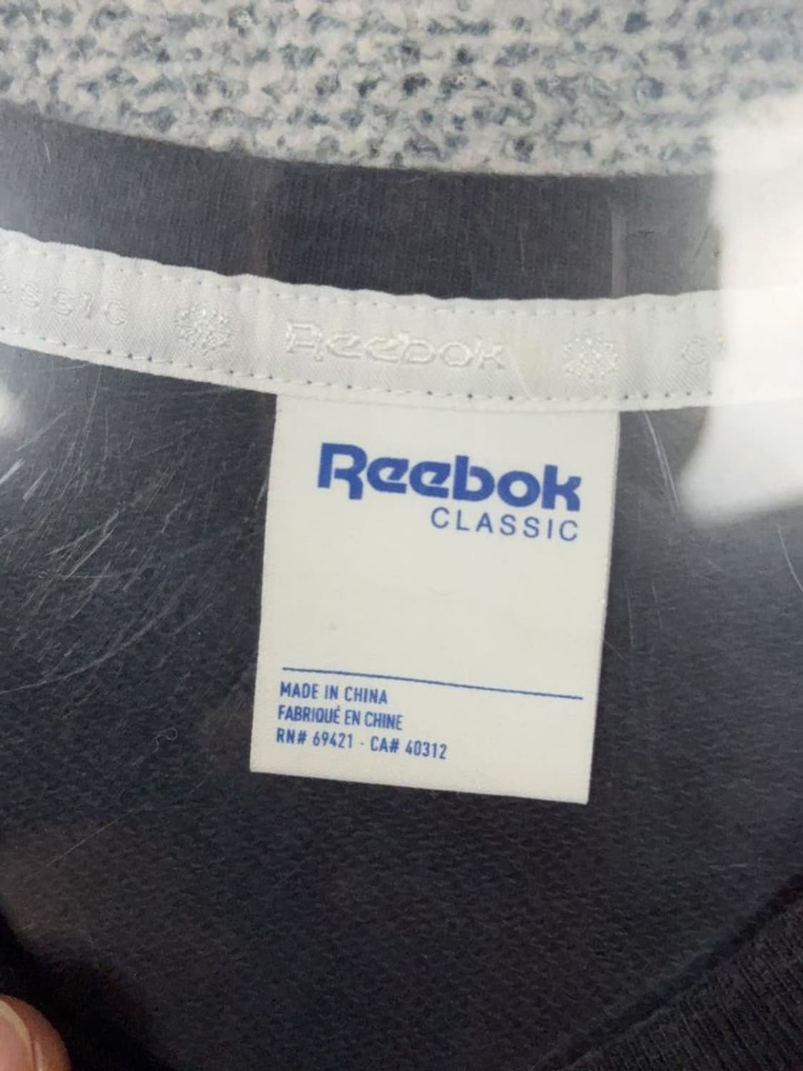 리복 프린팅 블랙 맨투맨 095 상품이미지8