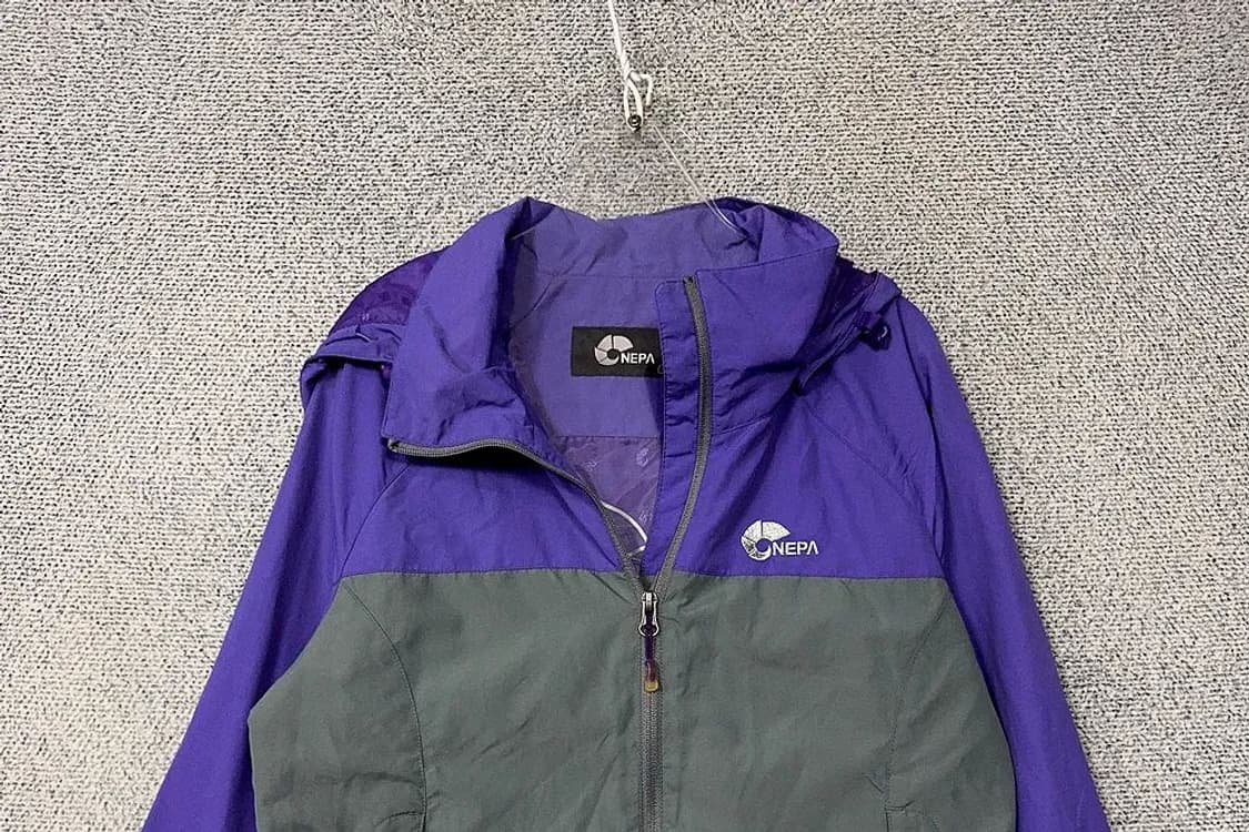 네파 퍼플 그레이 투톤 기능성 바람막이 95 상품이미지3