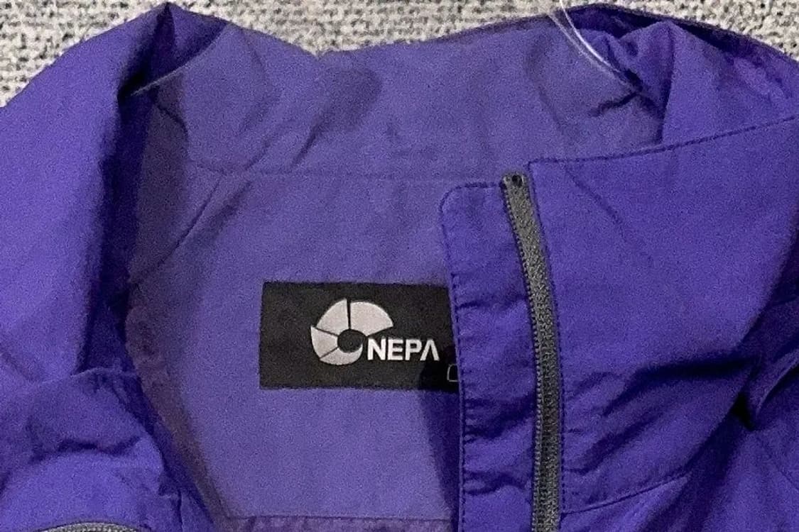 네파 퍼플 그레이 투톤 기능성 바람막이 95 상품이미지5