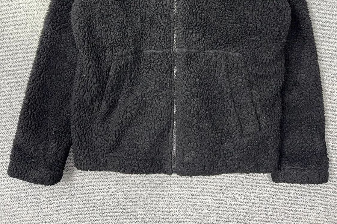 엔에프엘 블랙 로고 양털 후리스 후드 집업 M 상품이미지4