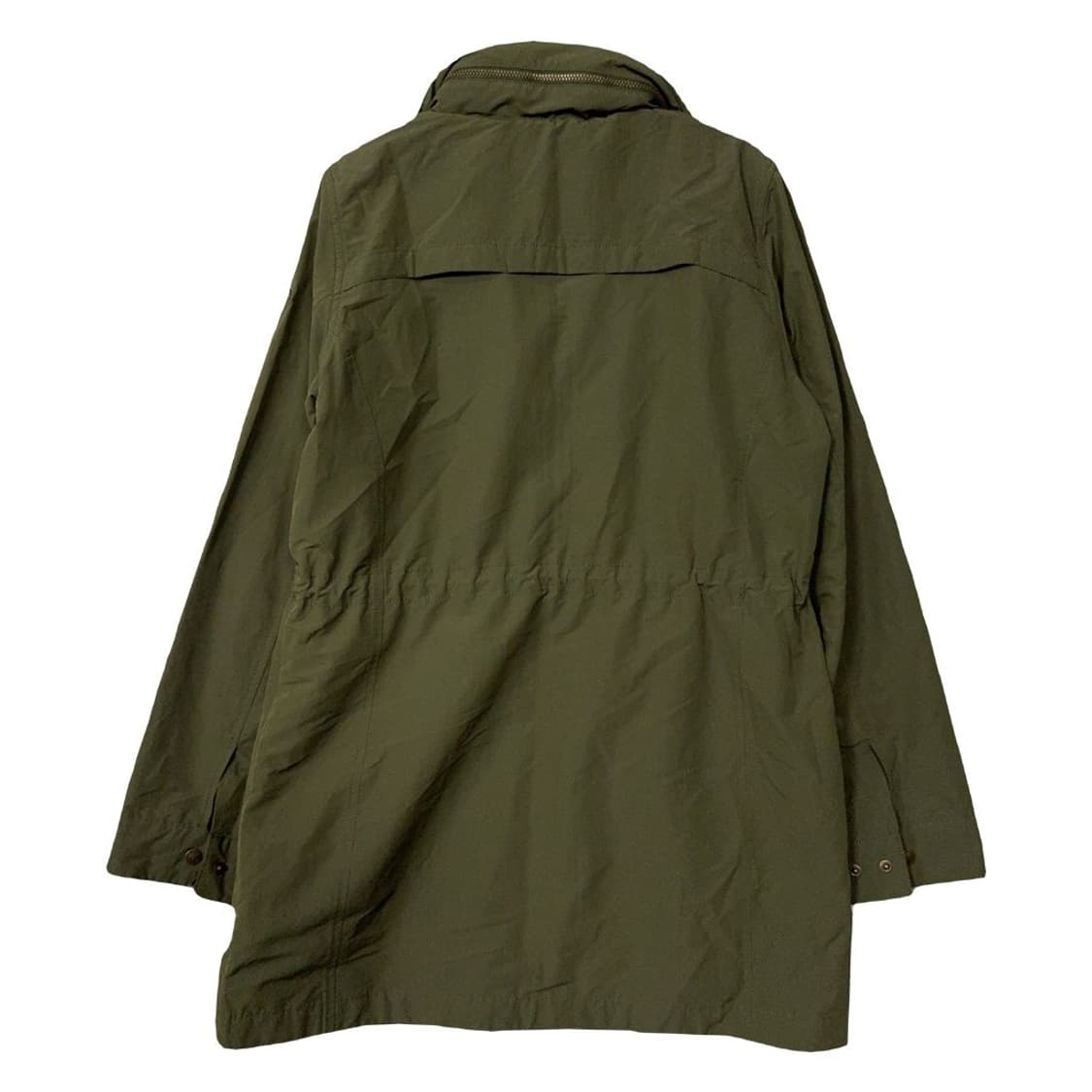 아이더 카키 허리 밴딩 여성 롱 바람막이 M 상품이미지2