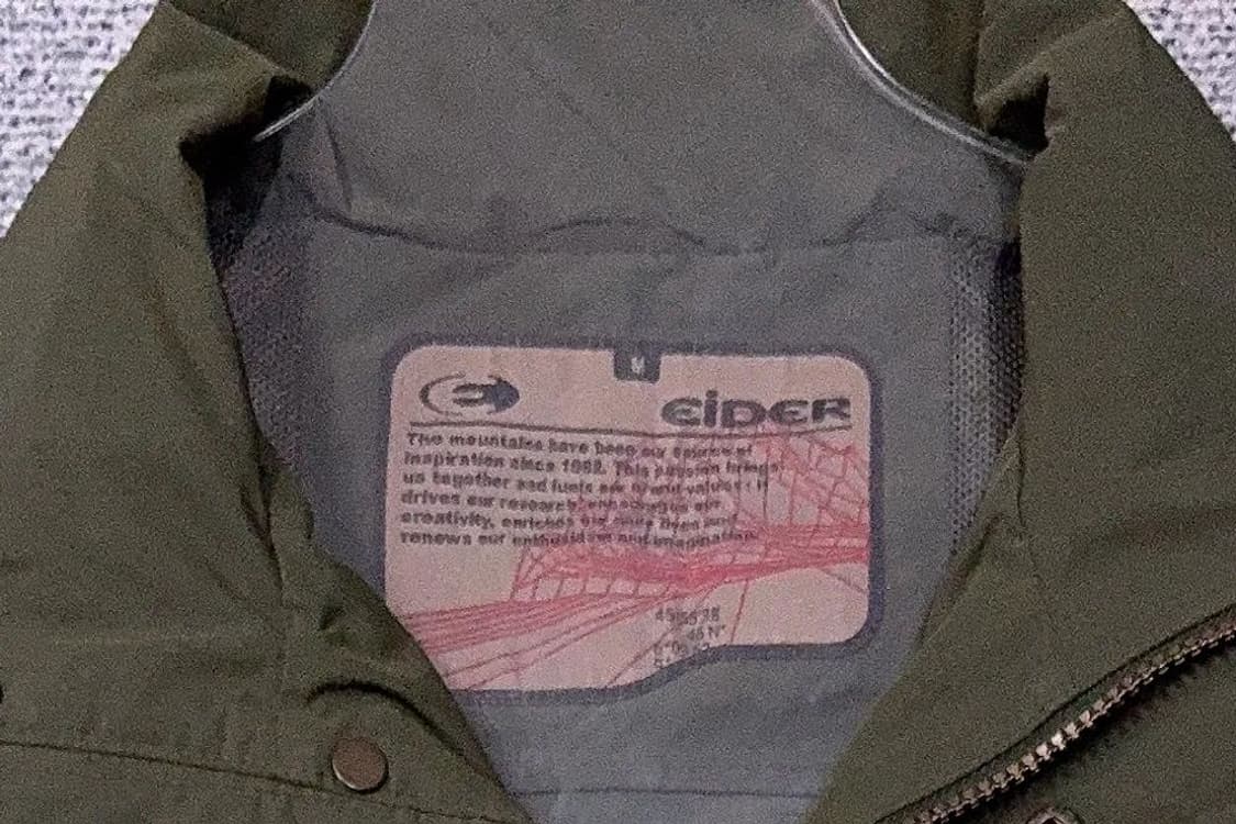 아이더 카키 허리 밴딩 여성 롱 바람막이 M 상품이미지5