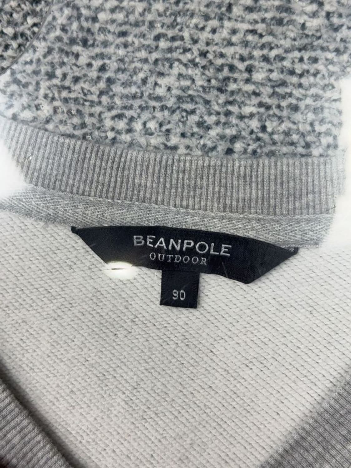 빈폴 라이트 그레이 로고 맨투맨 90 상품이미지8