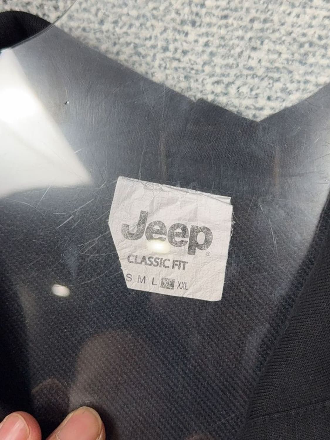 지프 블랙 로고 클래식핏 후드 집업 XL 상품이미지7