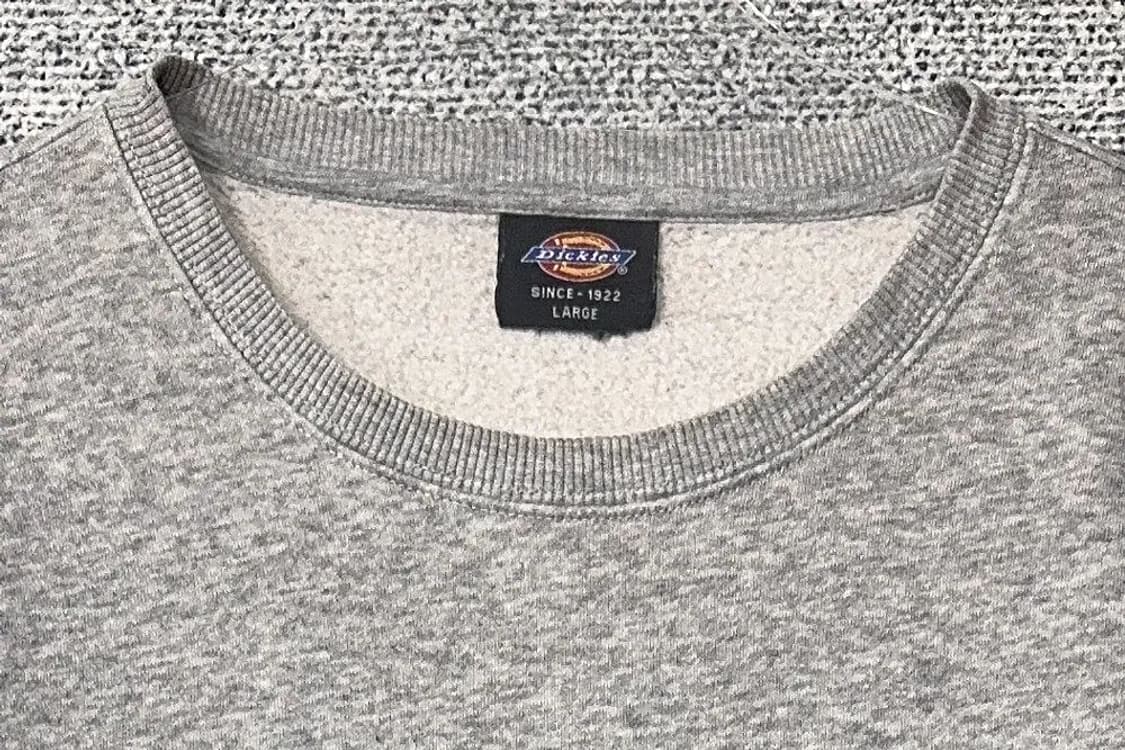 디키즈 프린팅 라이트 그레이 맨투맨 LARGE 상품이미지5