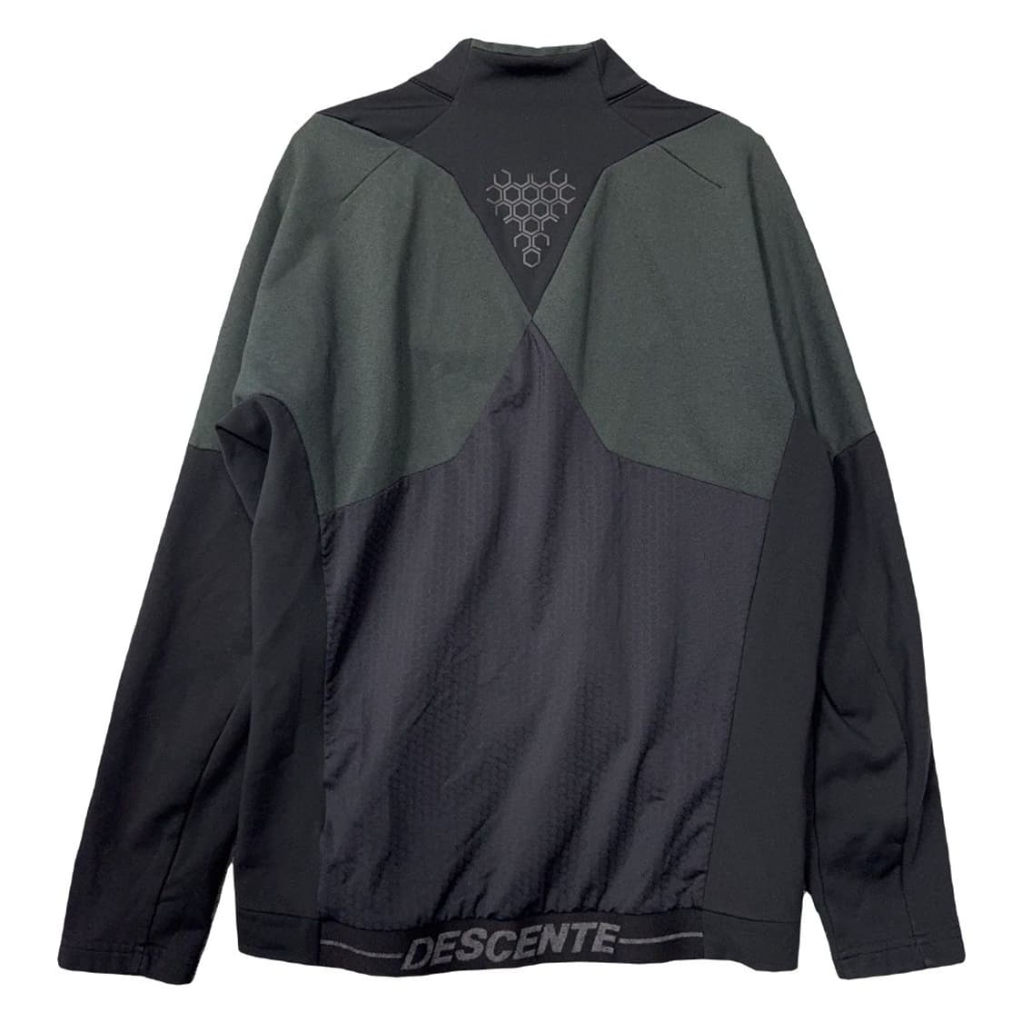 데상트 블랙 로고 기능성 집업 L 상품이미지2