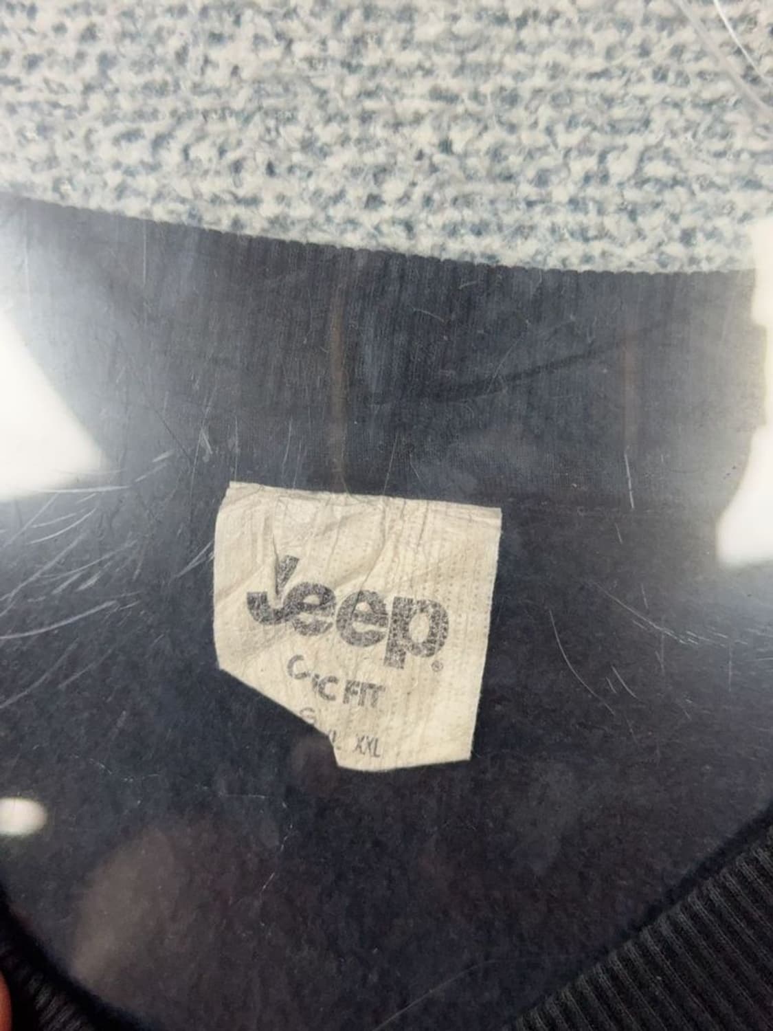 지프 블랙 스펠 로고 오버핏 맨투맨 XXL 상품이미지7