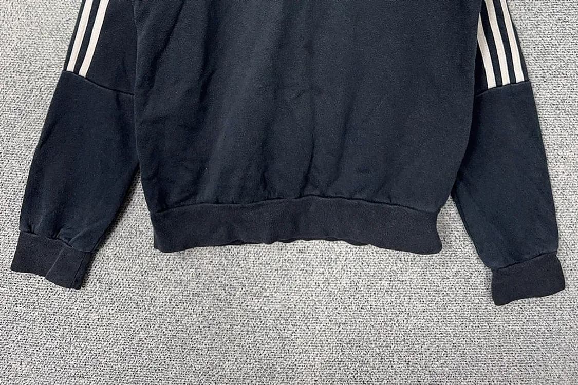 아디다스 네이비 로고 삼선 맨투맨 S 상품이미지4