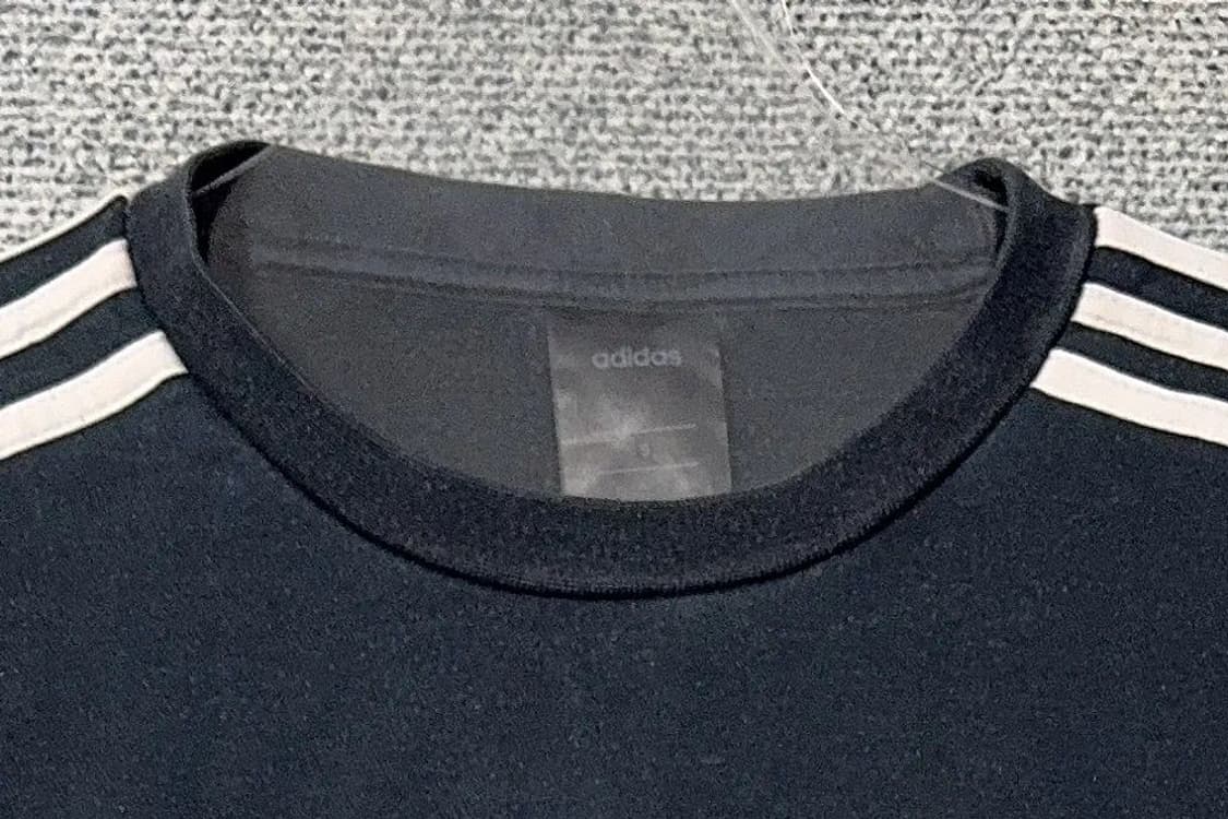 아디다스 네이비 로고 삼선 맨투맨 S 상품이미지5