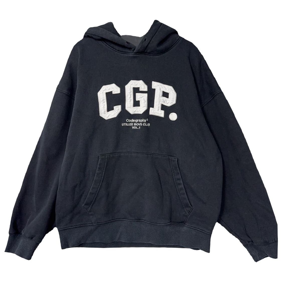 코드그라피 스펠 로고 네이비 후드티 M 상품이미지1