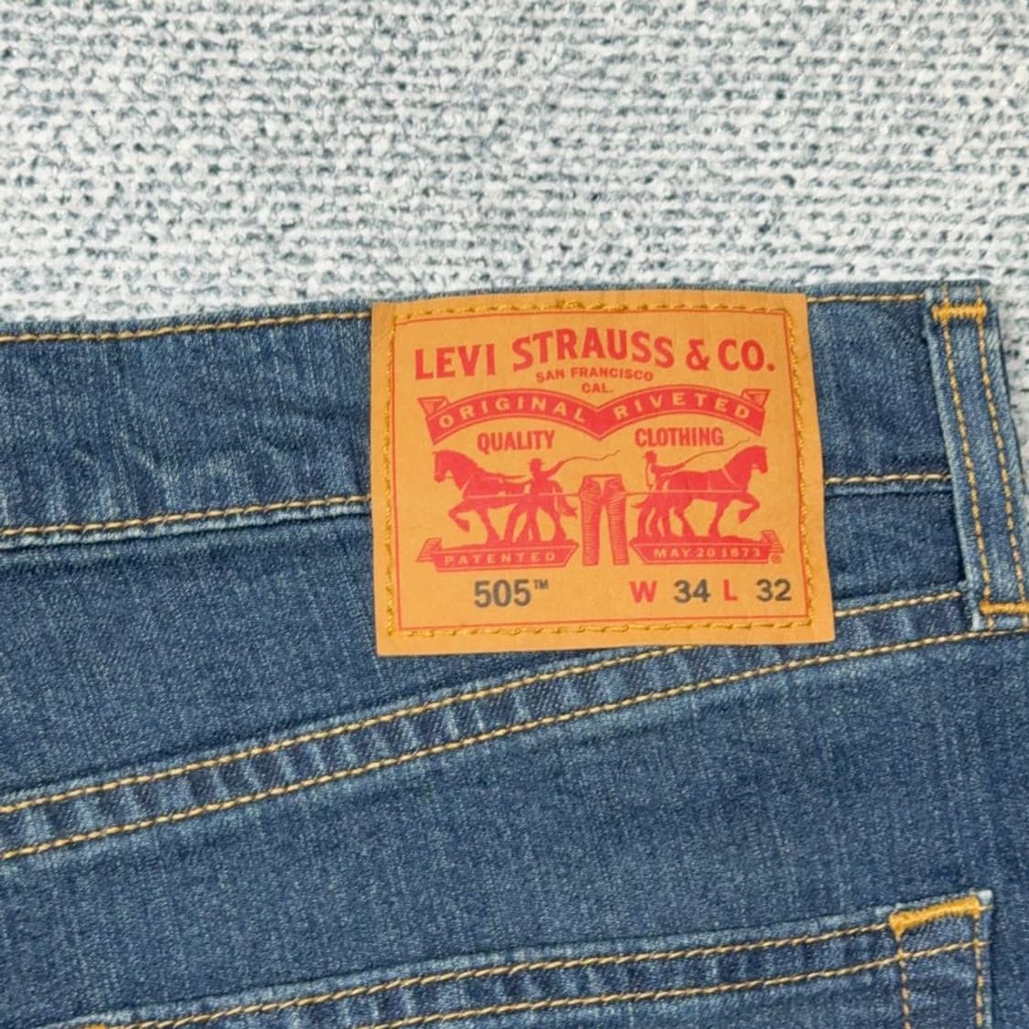 리바이스 505 빈티지 청바지 W 34 L 32 상품이미지6