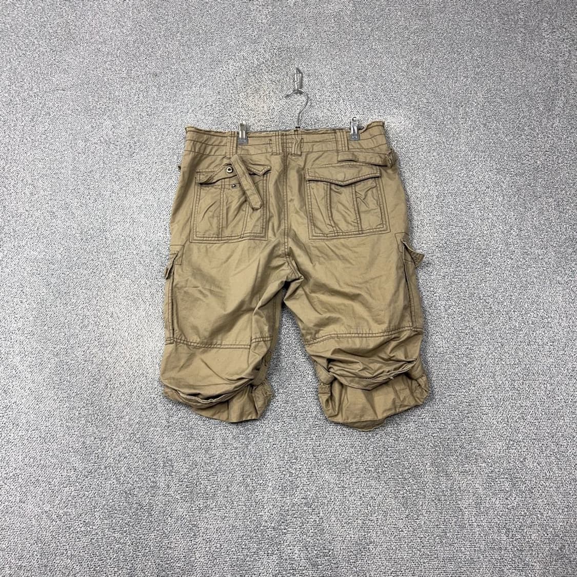 옴파로스 빈티지 카키 카고 반바지 85 상품이미지2
