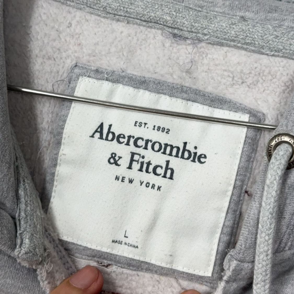 아베크롬비 빈티지 백로고 후드티 L 상품이미지7