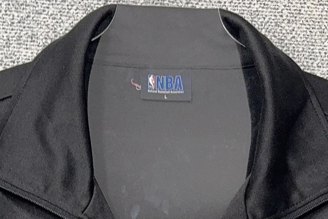 NBA 블랙 로고 집업 저지 L 상품이미지5