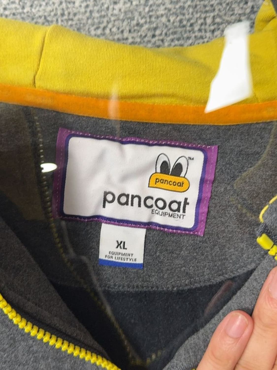 팬콧 캐주얼 그레이 후드 집업 XL 상품이미지7