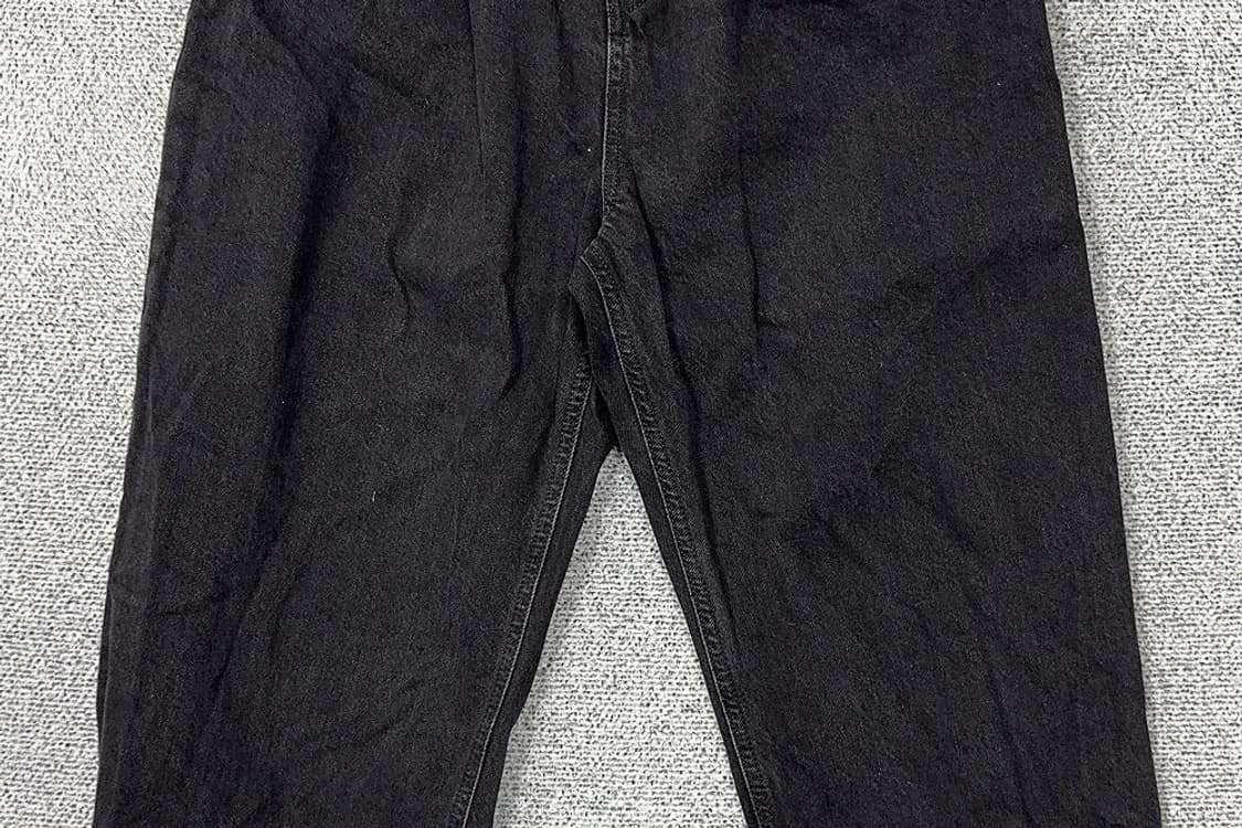 자라 흑청 배기핏 데님 조거팬츠 28 상품이미지4