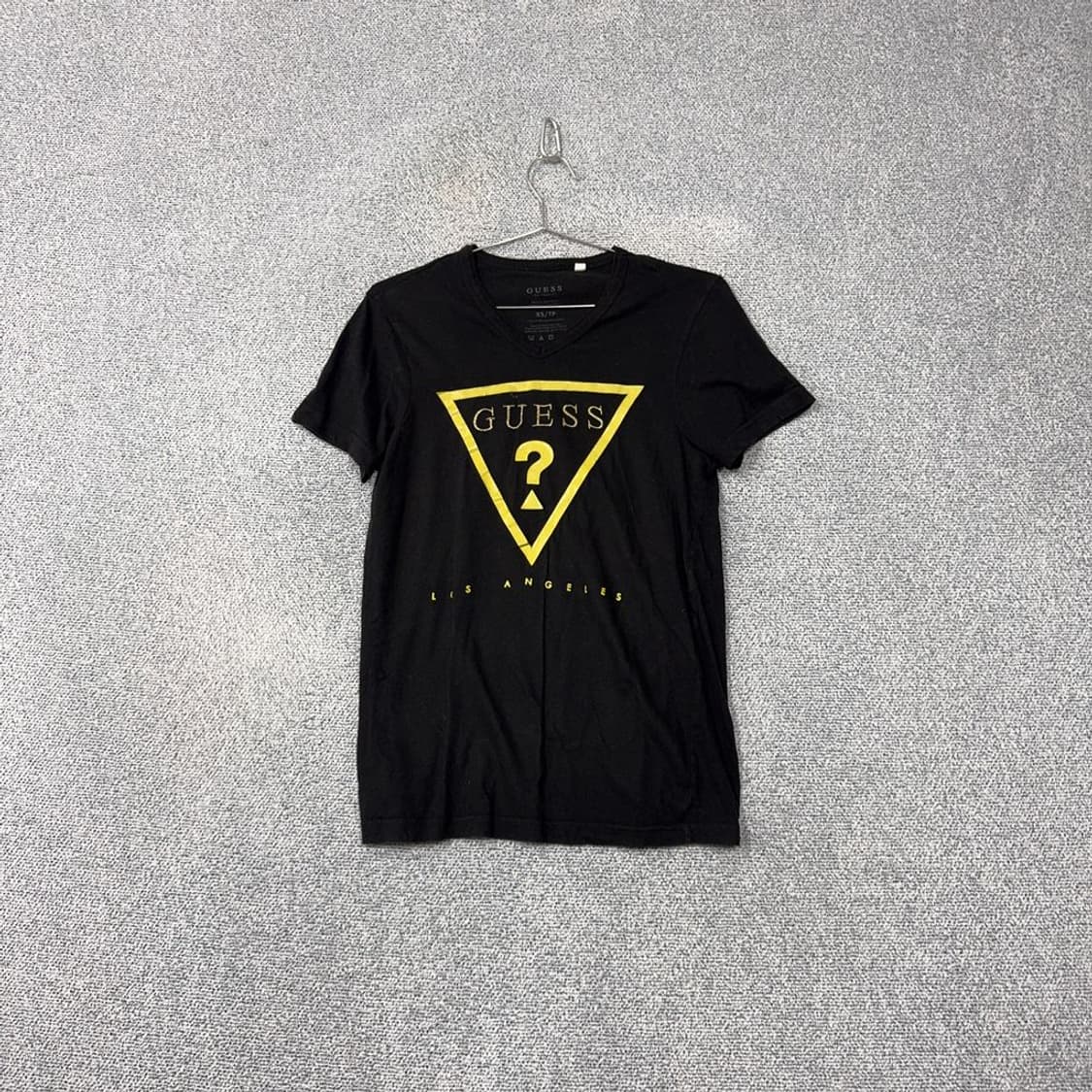 게스 프린팅 블랙 반팔 티 XS/TP 상품이미지1