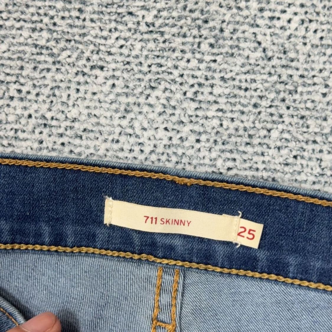 리바이스 711 워싱 스키니진 25 상품이미지6