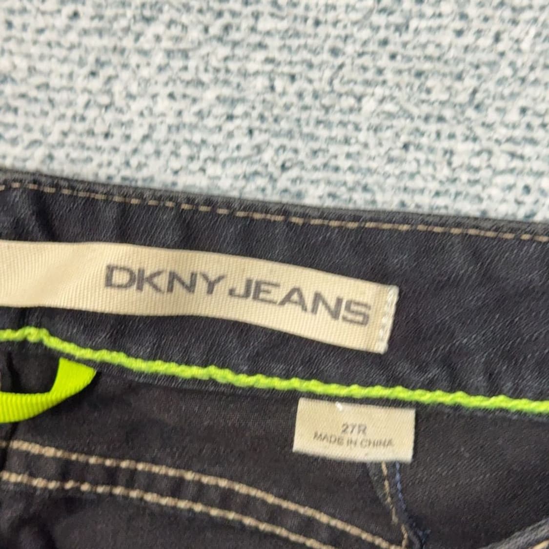 DKNY 블랙 여성 빈티지 청바지 27R 상품이미지6