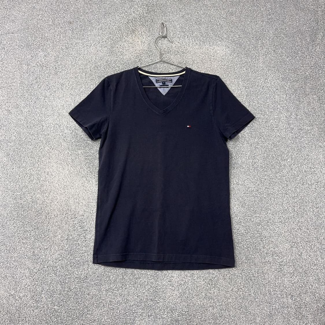 타미힐피거 네이비 심플 로고 반팔 티 M 상품이미지1