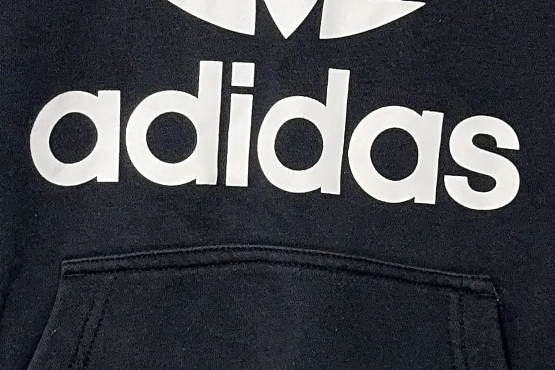 아디다스 빅로고 프린팅 블랙 후드티 100 상품이미지6