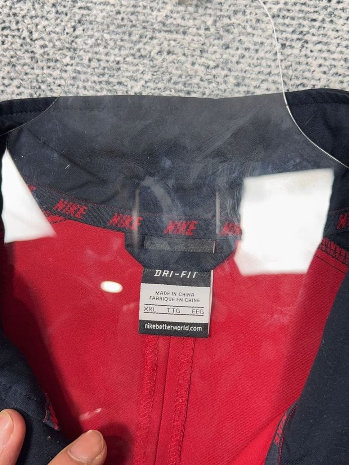 나이키 스우시 레드 트레이닝 저지 XXL 상품이미지7