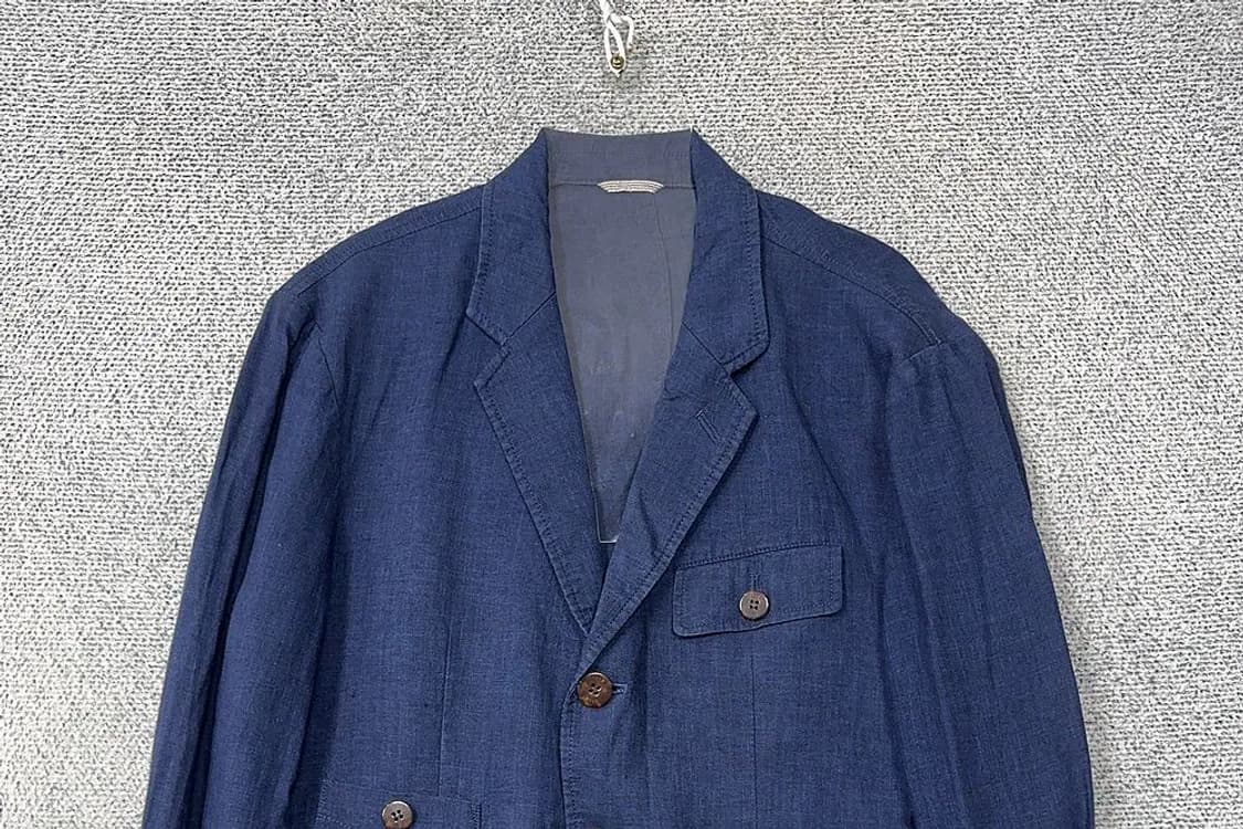 T.I FOR MEN 남성 빈티지 포켓 네이비 블레이저 100-175(L) 상품이미지3