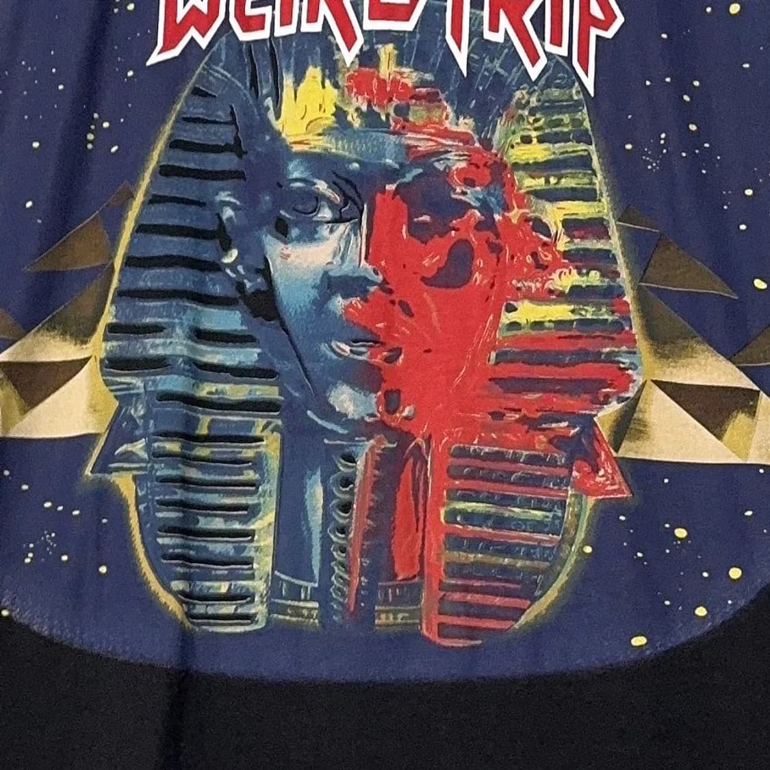 발렌시아가 JOIN A WEIRD TRIP 프린팅 네이비 민소매 M 상품이미지6