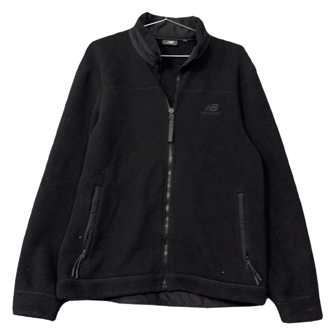 뉴발란스 블랙 기모 플리스 후리스 집업 105(XL) 상품이미지1