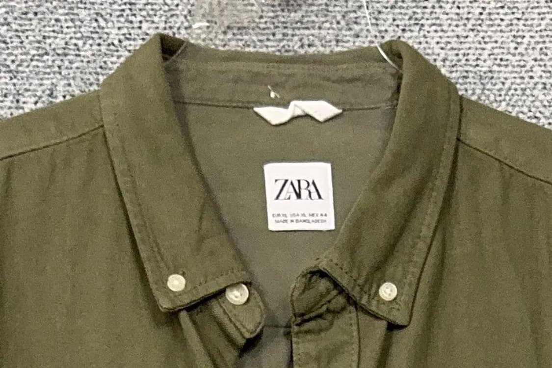 자라 카키 셔츠 EUR XL USA XL MEX 44 상품이미지5