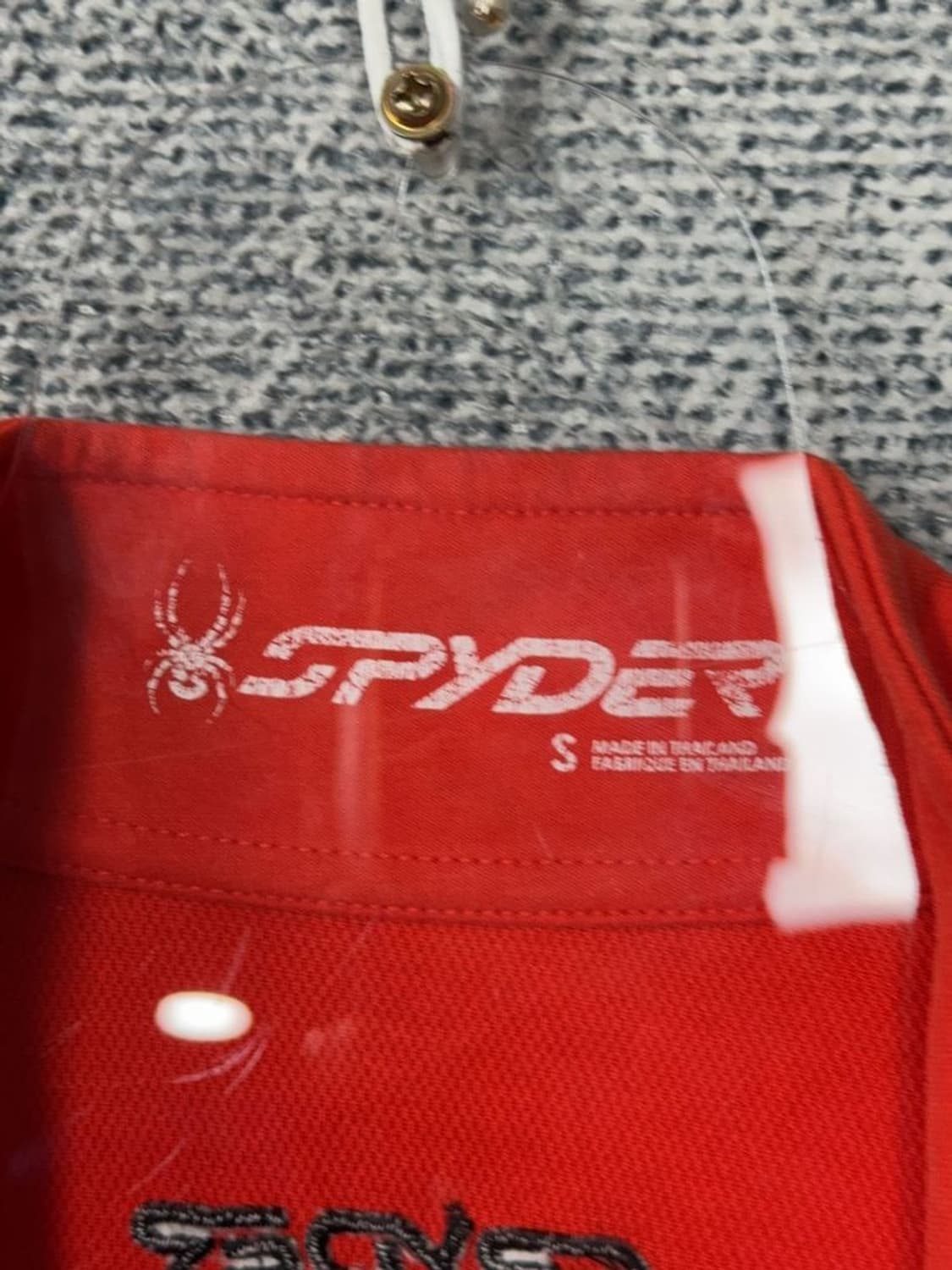 스파이더 레드 기능성 반집업 긴팔티 S 상품이미지7