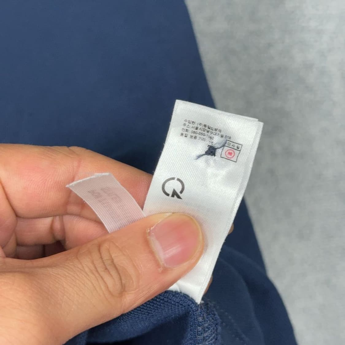 라코스테 네이비 로고 캐주얼 반팔 카라티 105 상품이미지7