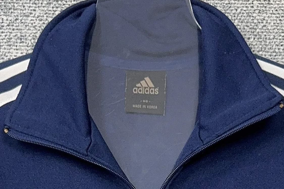 아디다스 네이비 오리지날 로고 삼선 트랙탑 집업 저지 95 상품이미지5